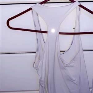 Lululemon cool racer back white tank!